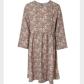 Hound Kjole - Brun m. Blomster