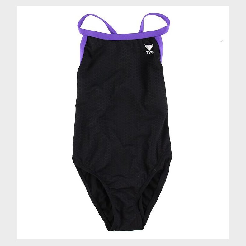 TYR Badedragt - Hexa Diamondfit - Sort/Lilla