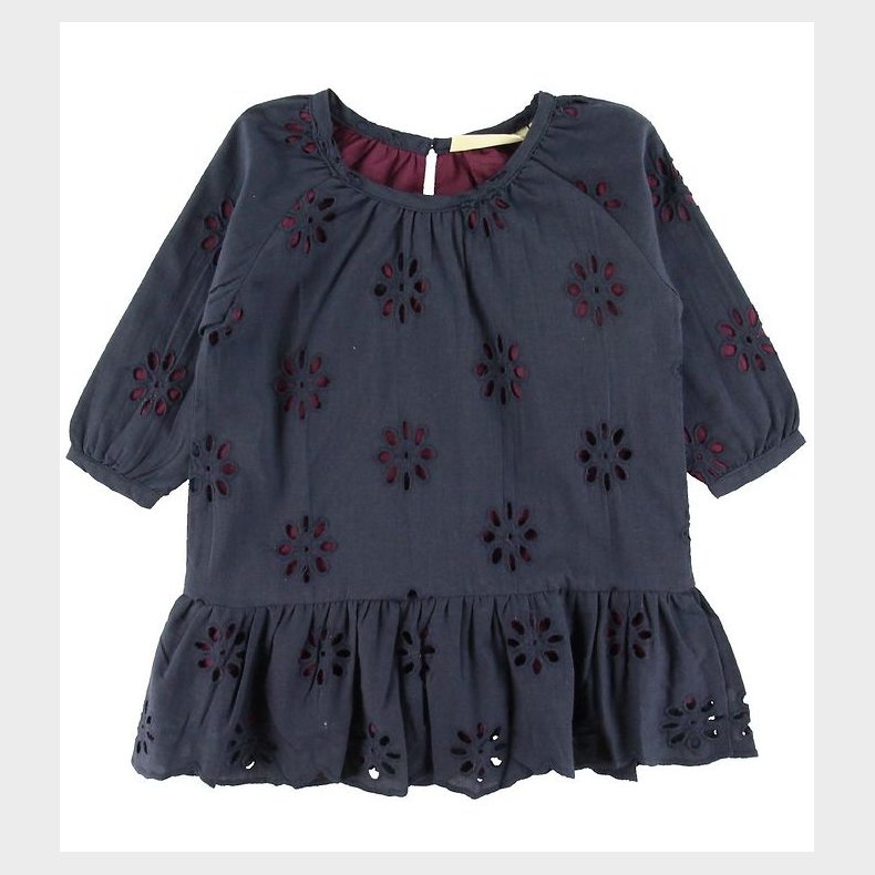 Soft Gallery Kjole - Gretchen - Anthracite m. Blomster