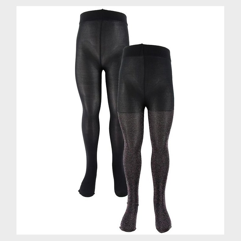 The New Strmpebukser - 2-pak - Sort/Multiglimmer