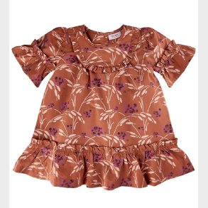 Noa Noa miniature Kjole - Brun m. Blomster