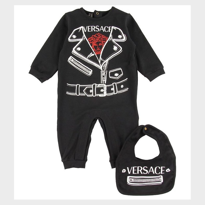 Versace Gaveske - Heldragt/Hagesmk - Sort m. Print