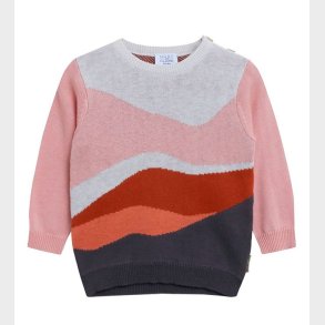 Hust and Claire Bluse - Strik - Poula - Rosa m. Striber