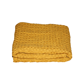 Vaflet Baby Tppe 75x100 Cm Karrygul - Legekammeraten.dk