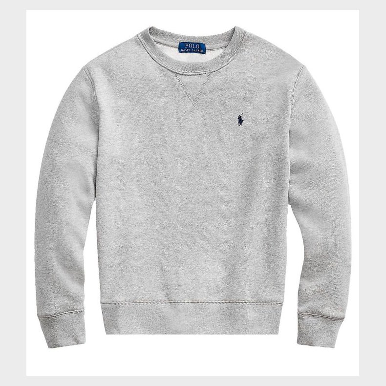 Polo Ralph Lauren Sweatshirt - Gr�meleret m. Logo