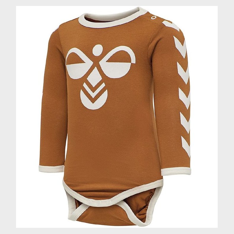 Hummel Body l/ - HmlFlipper - Orange m. Logo