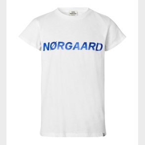 Mads Nrgaard T-shirt - Tuvina - Hvid m. Bl