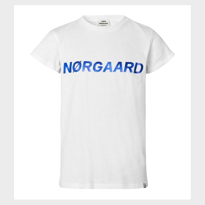 Mads Nrgaard T-shirt - Tuvina - Hvid m. Bl