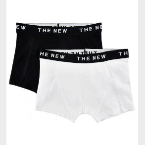The New Boxershorts - 2-pak - Noos - Sort/Hvid