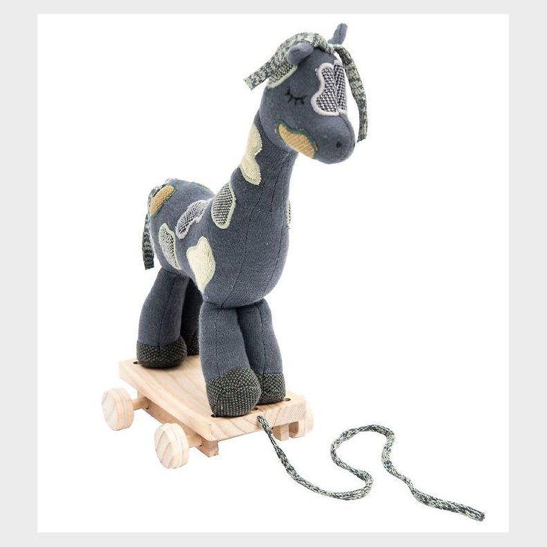 Smallstuff Trkdyr - Giraf - 40 cm - Navy