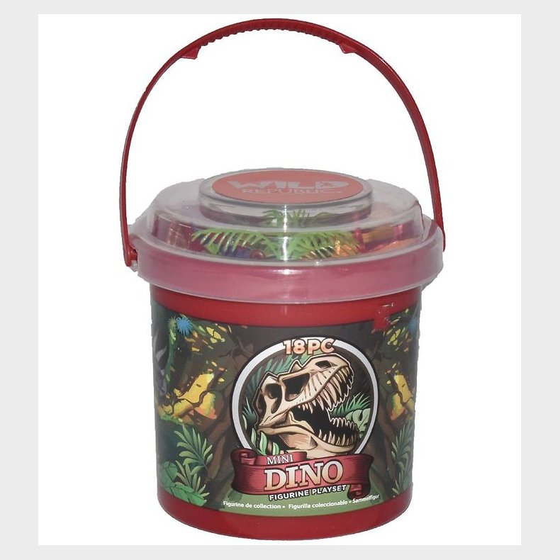 Wild Republic Spand m. Dyr - Mini - 18 stk. - Dinosaurer