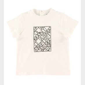 Emporio Armani T-shirt - Hvid m. Broderi