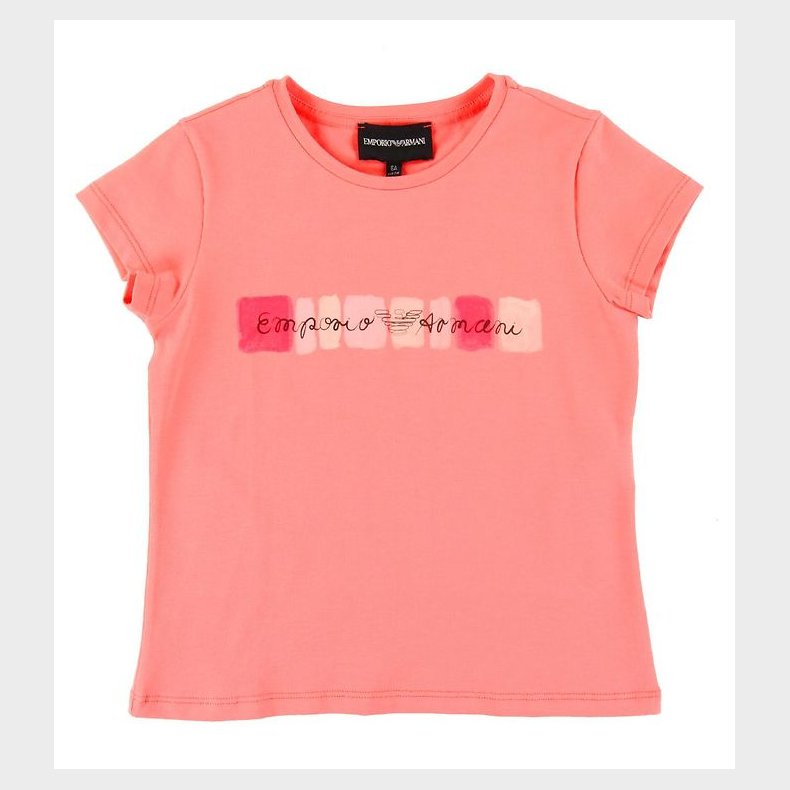 Emporio Armani T-shirt - Koral m. Print