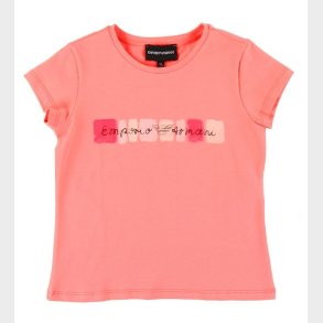 Emporio Armani T-shirt - Koral m. Print