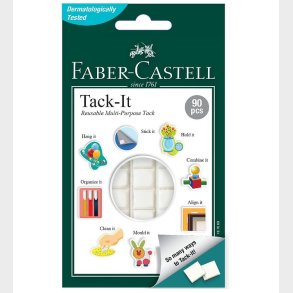 Faber-Castell Hftemasse - Tack It - 90 stk. - Hvid