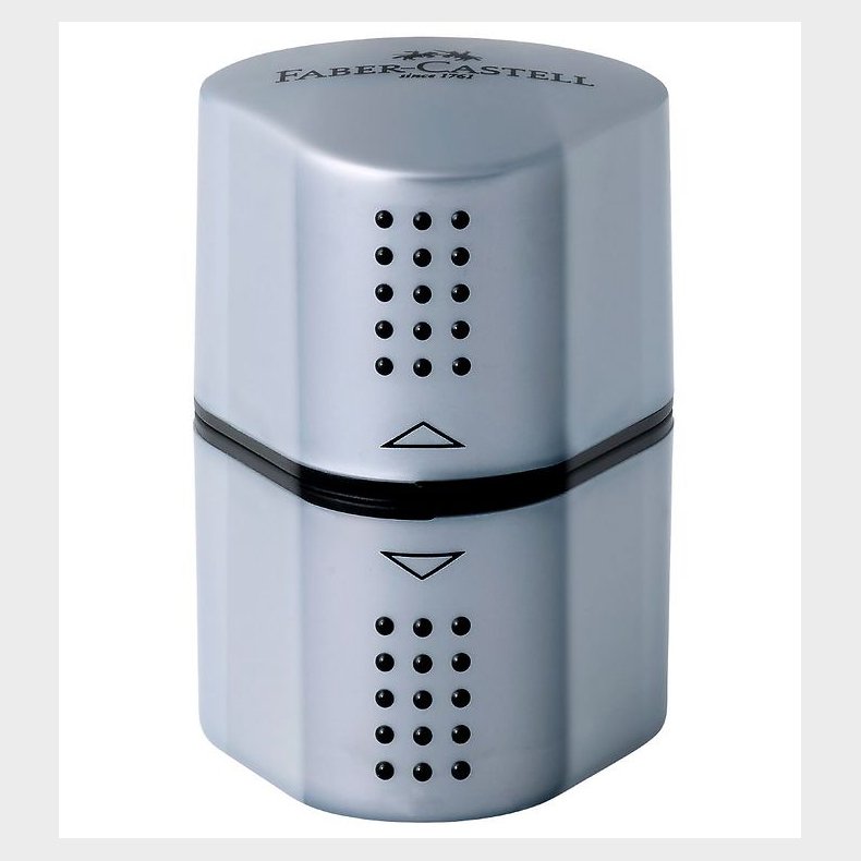 Faber-Castell Blyantspidser - Grip Trio - Slv