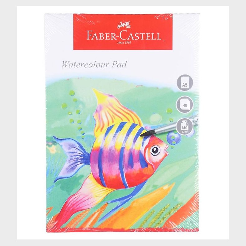 Faber-Castell Maleblok - Akvarel - 40 ark - A5