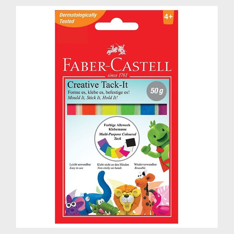 Faber-Castell Hftemasse - Creative Tack It - 50g - Multifarvet