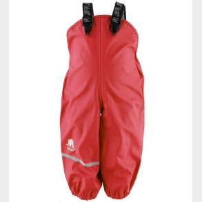 CelaVi Regnbukser m. Seler - PU - R�d