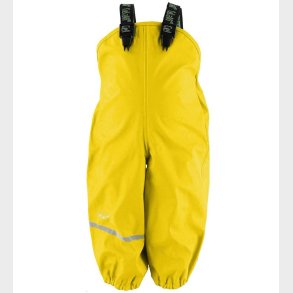 CeLaVi Regnbukser m. Seler - PU - Gul