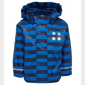 LEGO® Wear Regnjakke - Bl/Navystribet