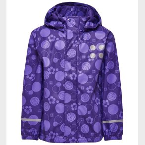 LEGO® Wear Regnjakke - Lilla m. Print