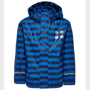 LEGO® Wear Regnjakke - Bl/Navystribet