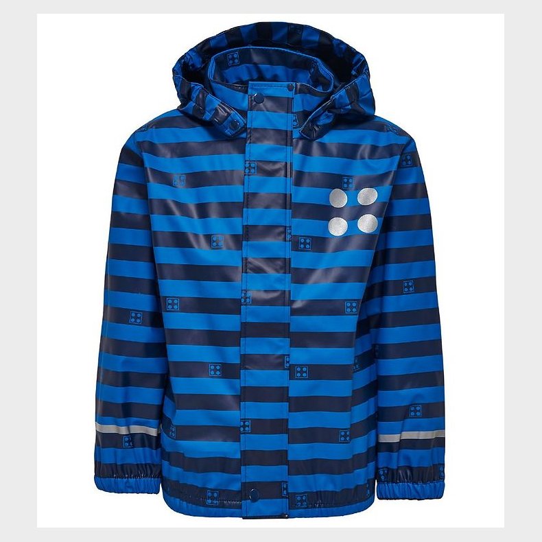 LEGO® Wear Regnjakke - Bl/Navystribet