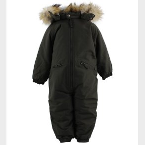 Ver de Terre Flyverdragt m. Pels - Mrkebrun