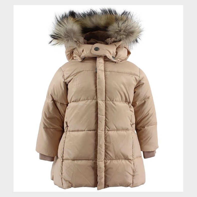 Ver de Terre Dunjakke m. Pels - Lys Rosa