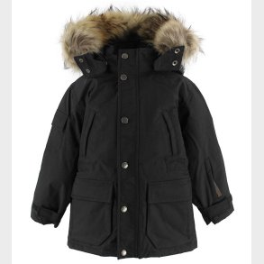 Ver de Terre Dunjakke m. Pels - Eskimo- Sort