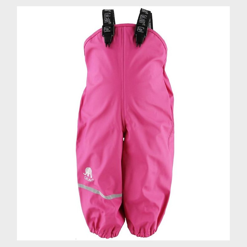 CeLaVi Regnbukser m. Seler - PU - Pink