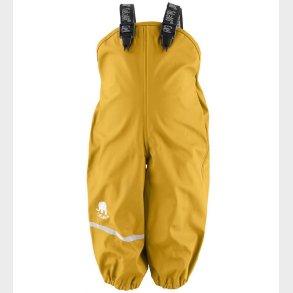 CeLaVi Regnbukser m. Seler - PU - Gul