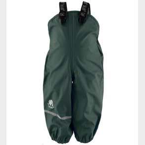 CeLaVi Regnbukser m. Seler - PU - Mrkegrn