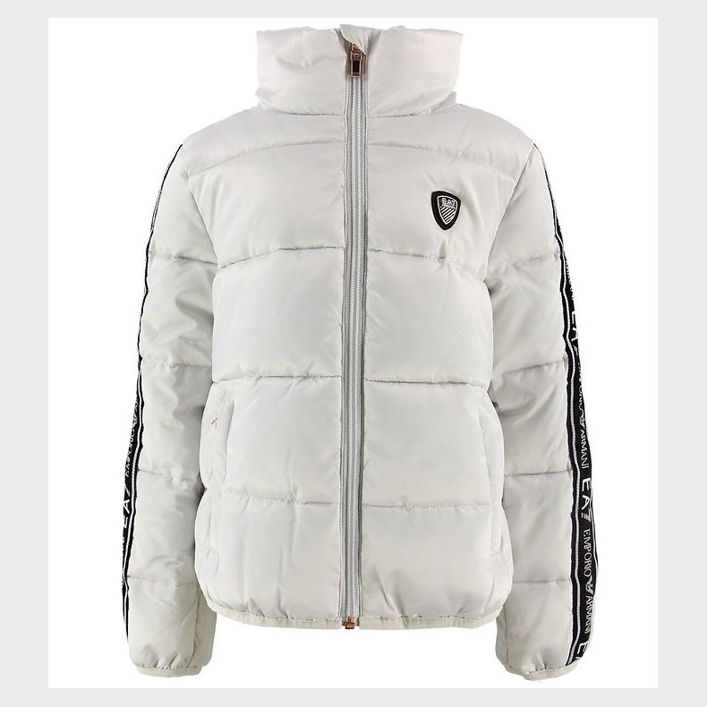 EA7 Dynejakke - Nimbus Cloud m. Logostribe