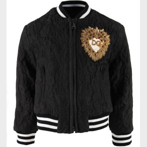 Dolce & Gabbana Bomberjakke - Sort Blonde m. Patch