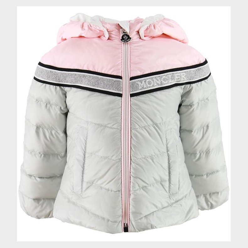 Moncler Dunjakke - Marik - Gr/Rosa