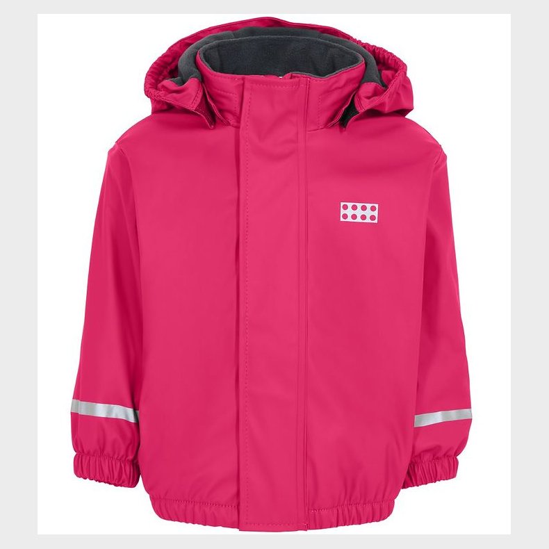 LEGO® Wear Regnjakke m. Fleece - LWJunin - Pink