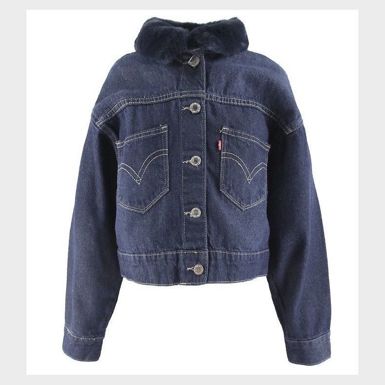 Levis Denimjakke - Thames m. Imiteret Pels