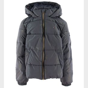 Tommy Hilfiger Dynejakke - Icons Unicorn Reflective Puffer - Twi