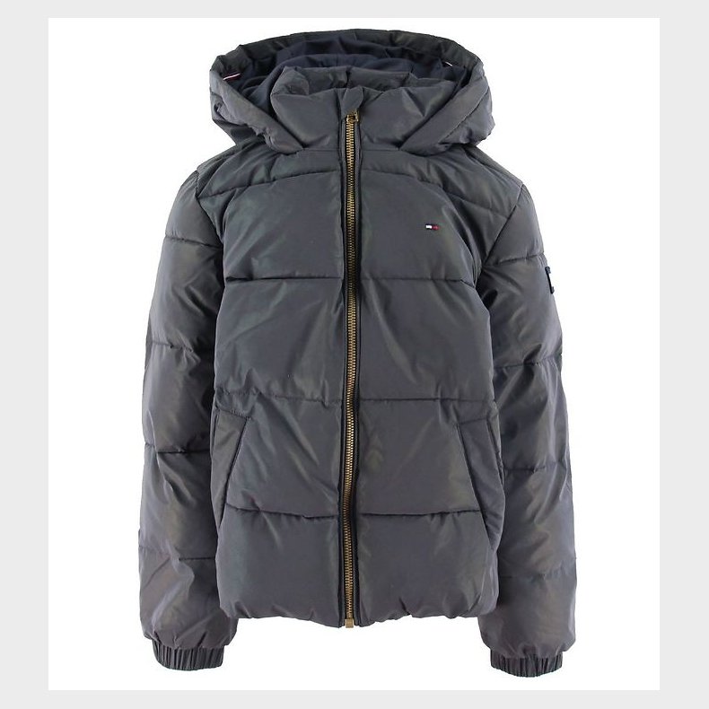 Tommy Hilfiger Dynejakke - Icons Unicorn Reflective Puffer - Twi