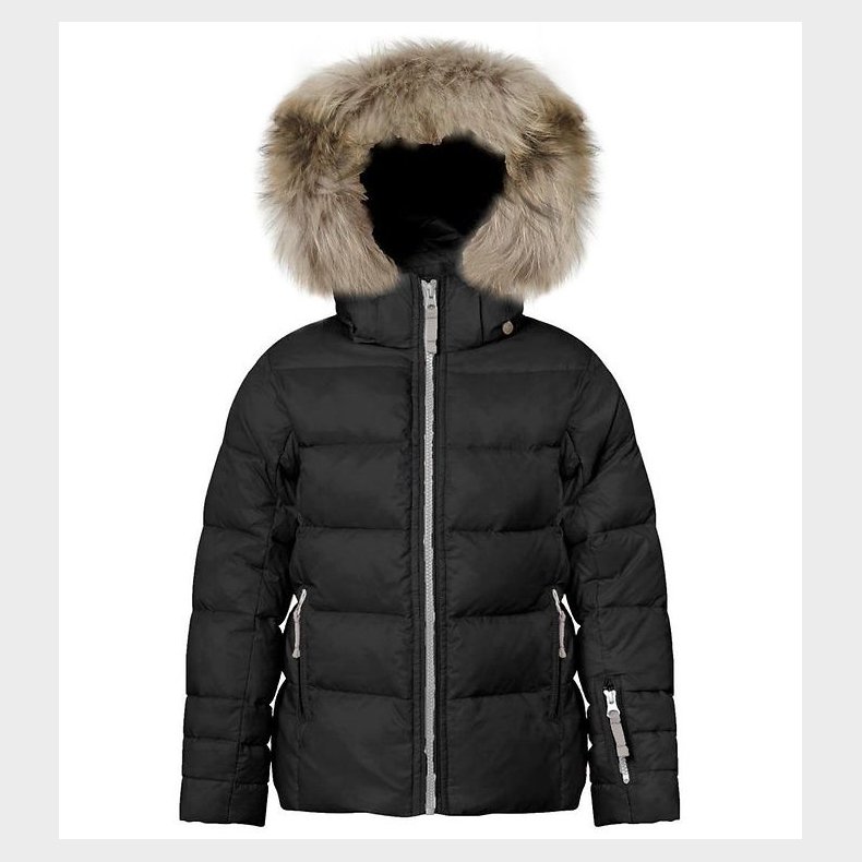 Ver de Terre Dunjakke m. Pels - Sort