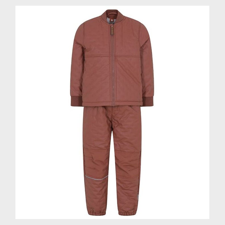 CeLaVi Termot�j m. Fleece - Coated - Mahogany