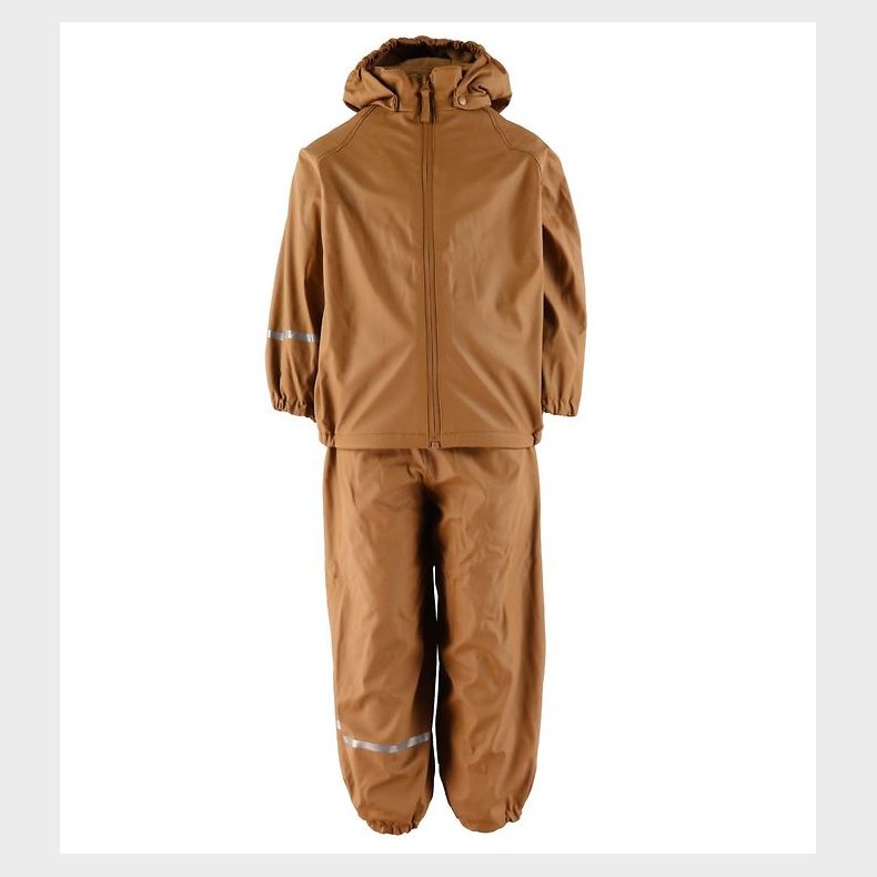 CeLaVi Regntj m. Fleece - Recycle PU - Rubber