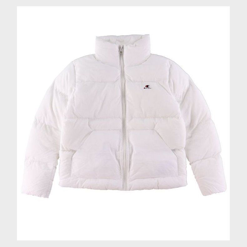 Champion Fashion Dynejakke - Hvid m. Logo