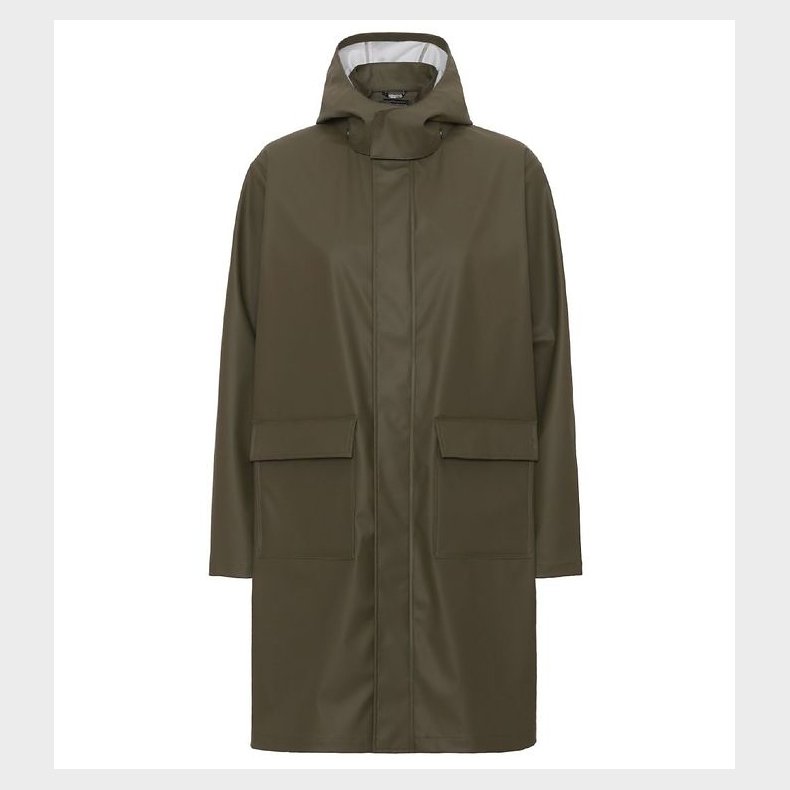 Ver de Terre Regnfrakke - PU - Dark Moss