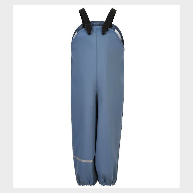 CeLaVi Regnbukser m. Seler - Recycled PU - China Blue