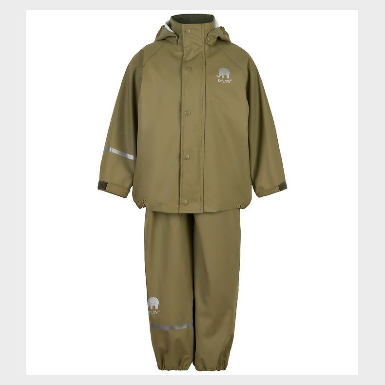 CeLaVi Regntj m. Seler - PU - Khaki