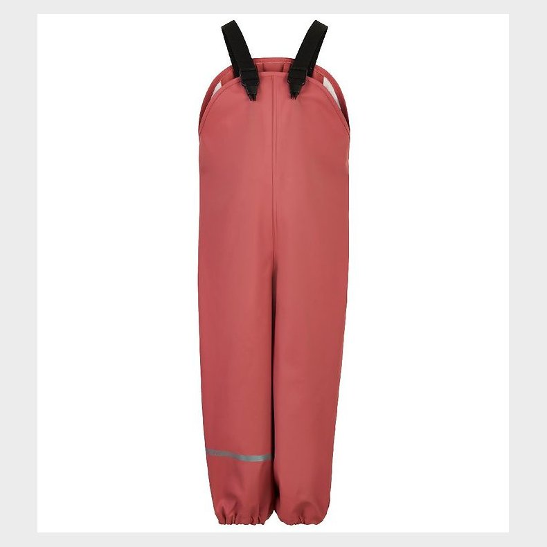 CeLaVi Regnbukser m. Seler - Recycled PU - Dusty Ceder