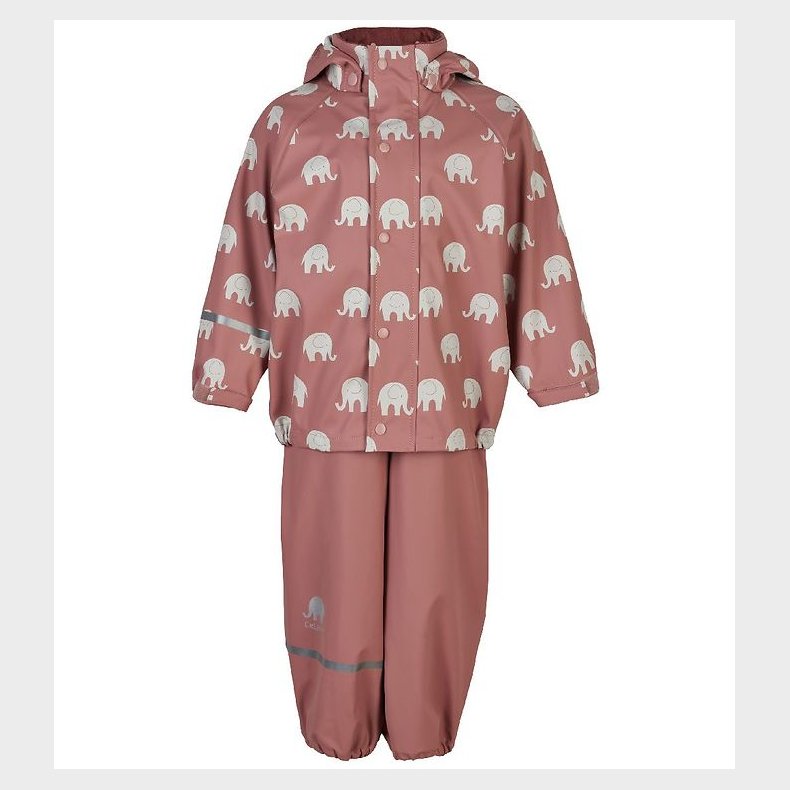 CeLaVi Regntj m. Seler - PU - Burlwood m. Elefanter